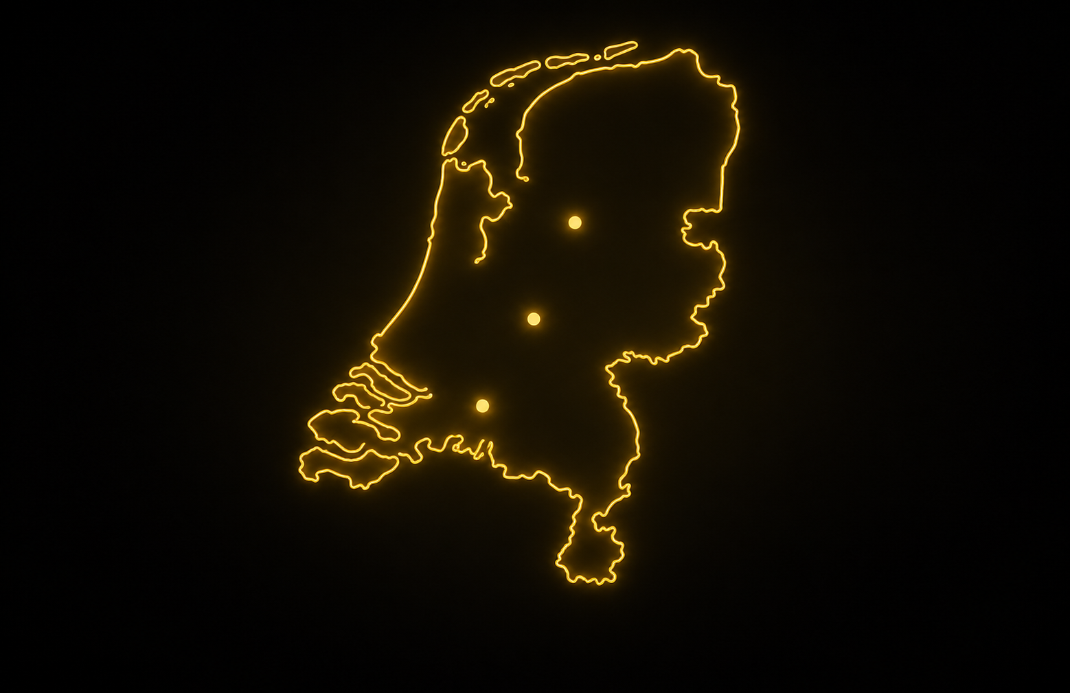 Kaart van Nederland
